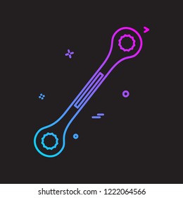 Labour tools icon design vector
