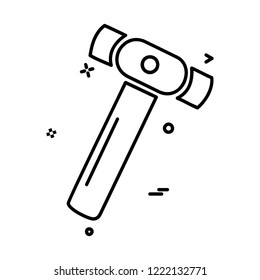 Labour tools icon design vector 