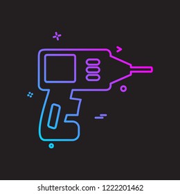 Labour tools icon design vector