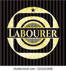 Labourer gold emblem