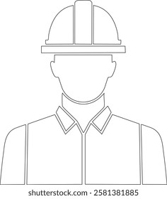 Labourers work on construction-related projects, engineering presentations, safety posters, and architectural designs. Ideal for coloring books, infographics, and educational materials