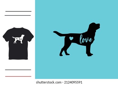 Labrador dog owner t shirt design