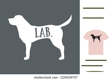 Labrador dog owner t shirt design