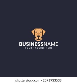 Labrador Dog Pet Logo Design