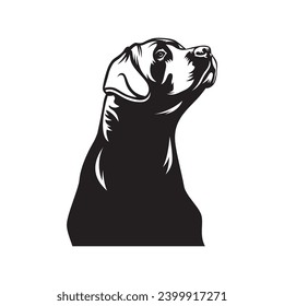 Labrador ilustración de caza logo vectorial imagen camiseta