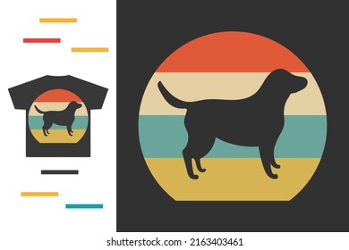Labrador retriever dog t shirt design