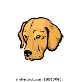 Labrador retriever dog - vector illustration