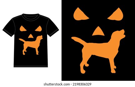 Labrador Retriever Halloween Pumpkin Funny Halloween T-Shirt