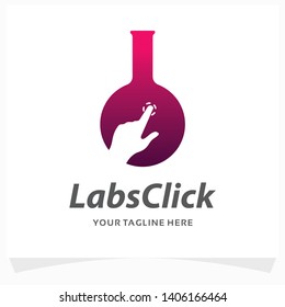 Labs Click Logo Design Template