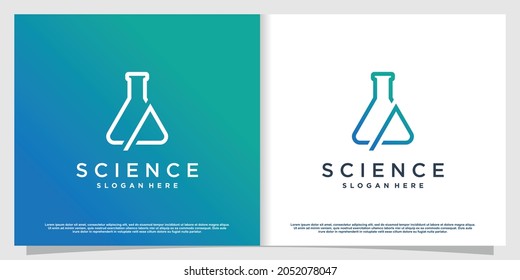Labs logo with creative element style Premium Vector part 7