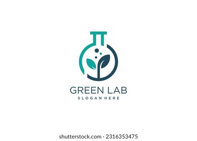 Labs logo illustration modern creative unique simple