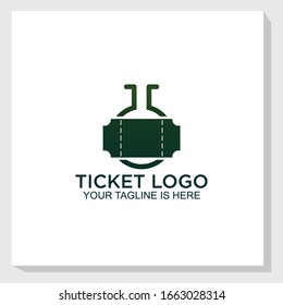 labs ticket logo template design vector, education logo vector