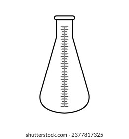 Ícono De Labu Erlenmeyer Para Logotipo Y Más