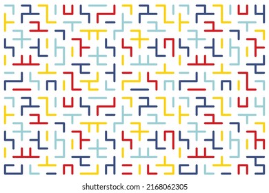 Labyrinth Background. Sport Orienteering. Vector illustration.
