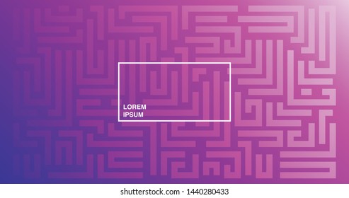 Labyrinth background, vector illustration design. 4k resolution.