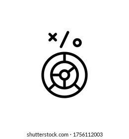 Labyrinth concept line icon. Simple element illustration. Labyrinth concept outline symbol design from Business strategy set. Can be used for web and mobile