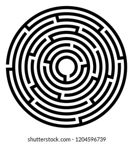 Labyrinth, game, entertainment, puzzle, Vector Image	