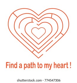 Heart Maze Images, Stock Photos & Vectors | Shutterstock