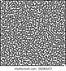 Labyrinth of high complexity