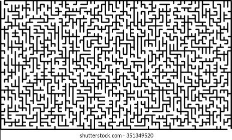 Labyrinth of high complexity