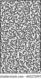 Labyrinth of high complexity