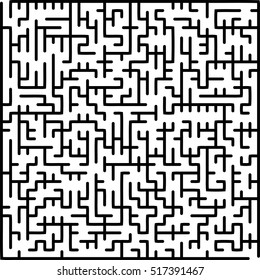 Labyrinth of high complexity