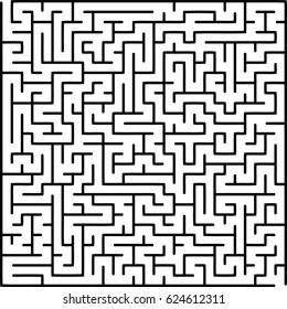 Labyrinth of high complexity