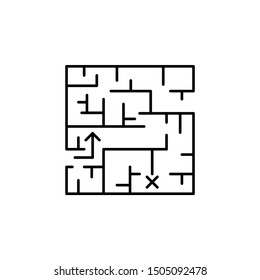 Labyrinth icon. Element of historical games icon