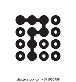 labyrinth icon illustration isolated vector sign symbol