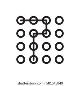 labyrinth icon illustration isolated vector sign symbol