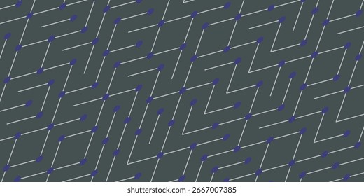 Labyrinthgrafik einzeln auf Blau