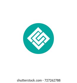 Labyrinth logo icon. Vector illustration.