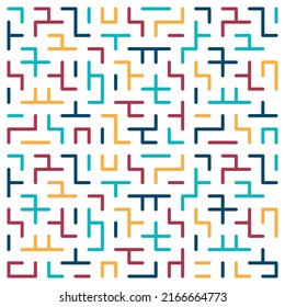 Labyrinth Maze Background. Orienteering Sport. Vector illustration.