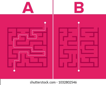 Maze Design Plans Simple Maze Images Stock Photos Vectors Shutterstock