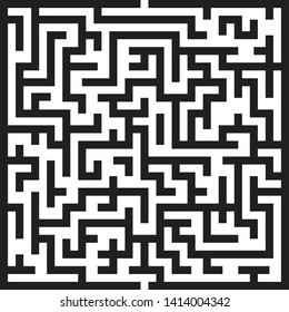 Labyrinth maze vector illustration isolated on white background