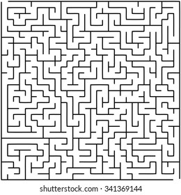 Labyrinth of medium complexity