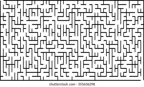 Labyrinth of medium complexity