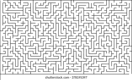 Labyrinth of medium complexity