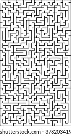 Labyrinth of medium complexity
