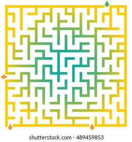 Labyrinth for preschool children. Rebus or quiz for school. Funny maze game for kids. Visual jigsaw for Preschool Children