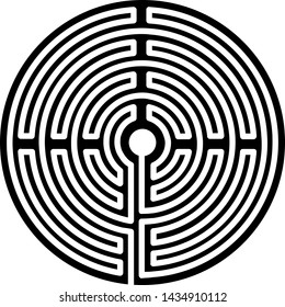 labyrinth spiral life way center fate ur symbol dead end meditative