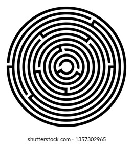 Labyrinth vector with entry and exit
