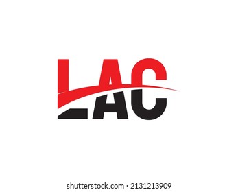 LAC Letter Initial Logo Design Vector Illustration