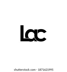 lac letter original monogram logo design