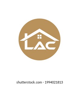 LAC Letter Real Estate Logo Design