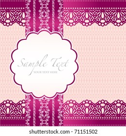 lace background card