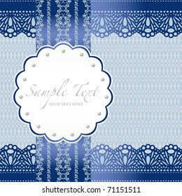 lace background card