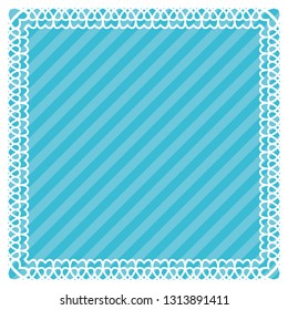Lace background material (blue)