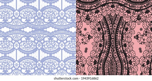 Lace background, ornamental flowers. Vector texture design, lingerie and jewelry. Your invitation cards, wallpaper.