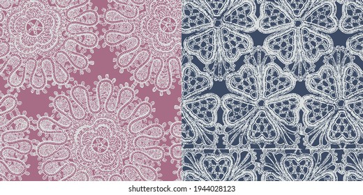 Lace background, ornamental flowers. Vector texture design, lingerie and jewelry. Your invitation cards, wallpaper.